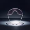 Oakley MUZM Eyeshade, Cool Grey frame with Prizm Low-Light lens, front view