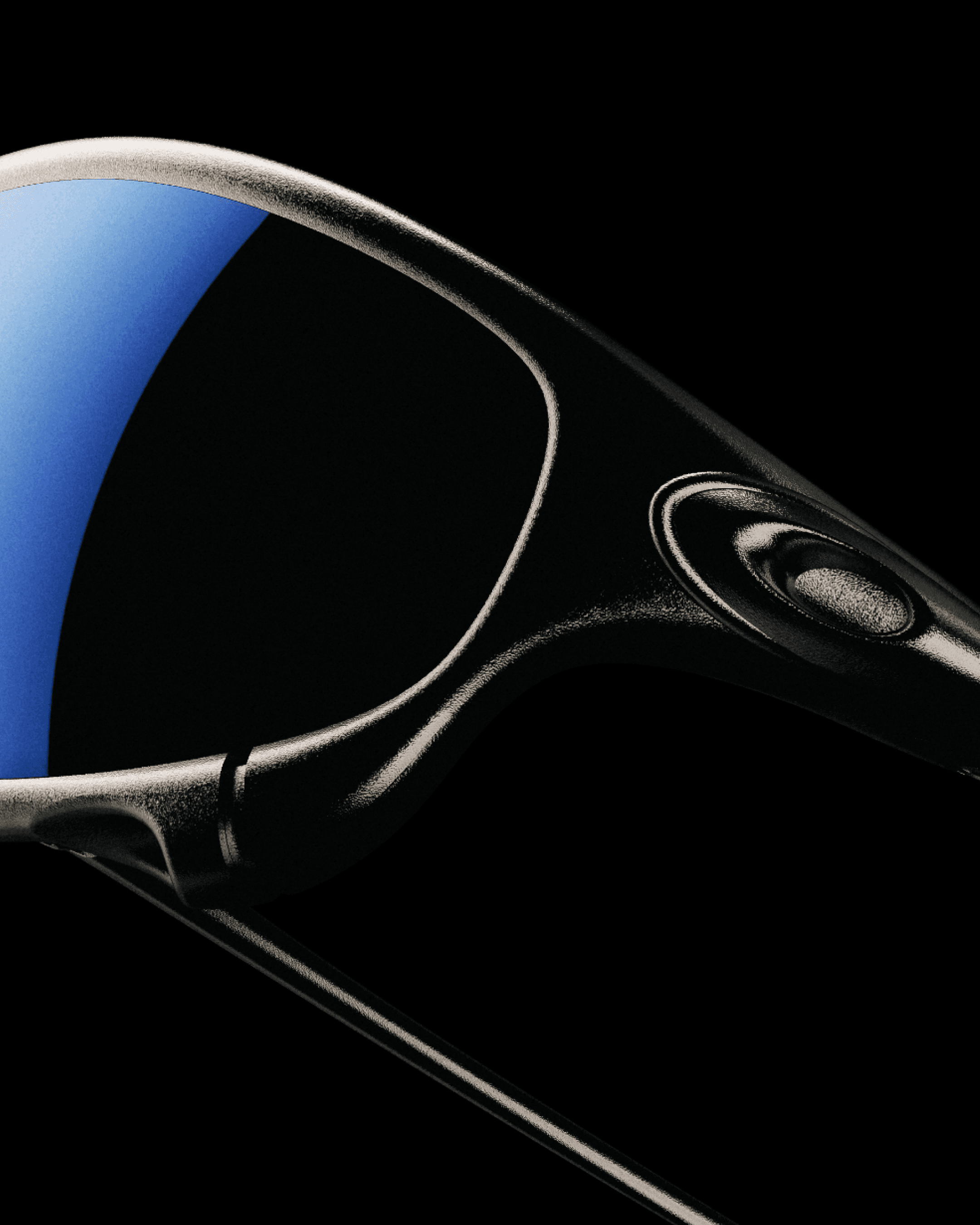Oakley MUZM X-Metal Juliet, Milano San Babila Anniversary Edition, hinge detail