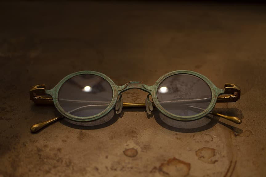 RIGARDS × Ziggy Chen RG1911CU, patinated copper frame with verdigris finish, front view